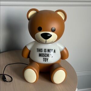 Moschino x Kartell Teddy Bear Table Lamp Fashion cute Like new Pristine